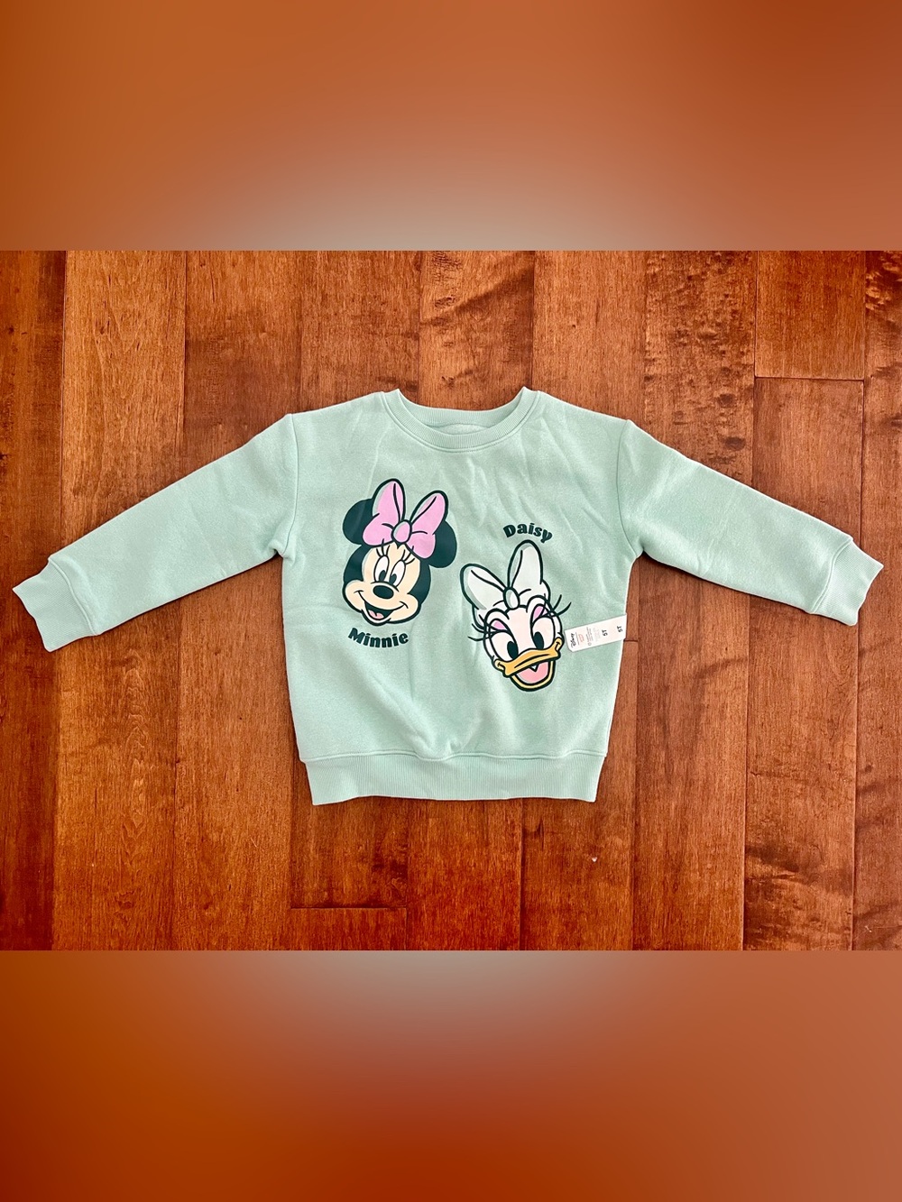 NEW Little Toddler Girls Disney Jumping beans green Minnie Daisy Sweater Size 5T